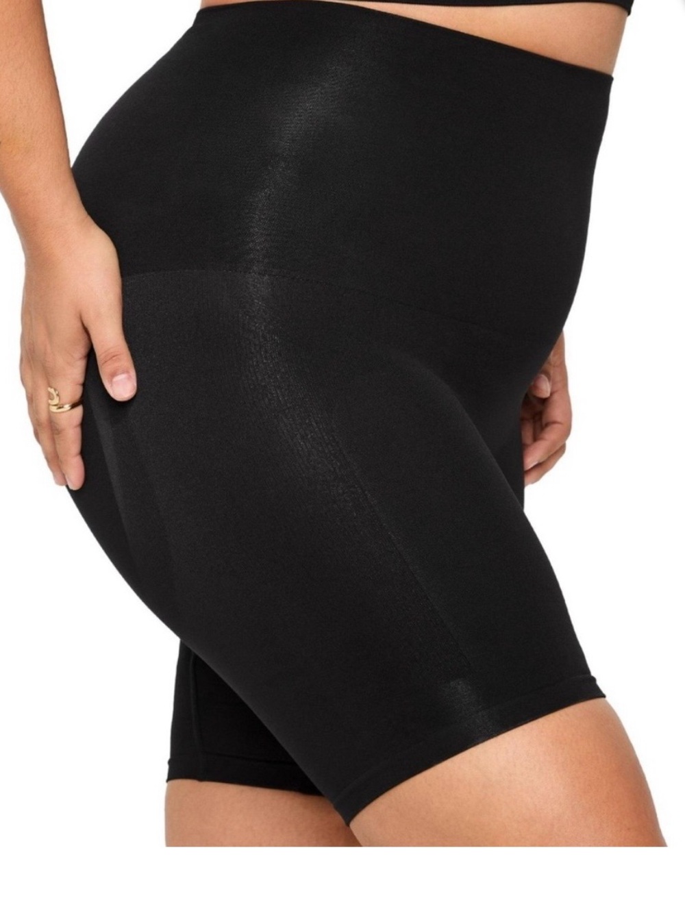 Yitty Nearly Naked Shaping High Waist Shorts Black 1X/2X (run small) By Lizzo